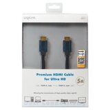 Logilink HDMI priključni kabel HDMI-A vtič\, HDMI-A vtič 5.00 m črna CHB006 #####4K UHD HDMI kabel, (20419429) | Shoptok.si