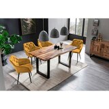 Livetastic Naslanjač Samt, Rumena | Shoptok.si