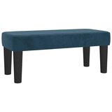 Box spring krevet s madracem tamnoplavi 80 x 200 cm baršunasti | Eponuda.com