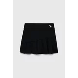 Abercrombie & Fitch Dječja suknja boja: crna, mini, širi se prema dolje