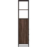 vidaXL Kupaonski ormarić smeđi hrast 35x37,5x166 cm izrađeno drvo | shoptok.hr