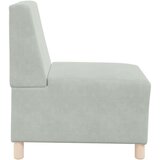 vidaXL Modularna sofa bez naslona za ruke svijetlosiva 55 cm baršunasta | shoptok.hr