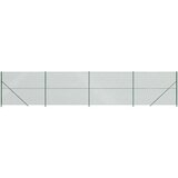 vidaXL Mrežna ograja s prirobnico zelena 1,4x10 m | Shoptok.si