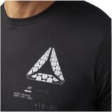 Reebok Majice s kratkimi rokavi Speedwick Graphic Črna | Shoptok.si