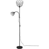Tri O Crna stojeća svjetiljka s metalnim sjenilom (visina 180 cm) Haval – | shoptok.hr