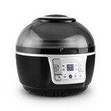 Klarstein VitAir Turbo, 1400 W, 9 l, friteza na vroči zrak, žar, pečenje, sivo-črna | Shoptok.si