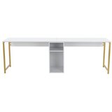 Hanah home Twin Study Desk - White pisalna miza, (21293116) Cene