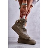 Boto Women's Warm High Sport Shoes Green Lexa | Shoptok.si