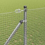  Zavareno žičano ograđivanje s bodljama 25 x 1,2 m Srebrna Mreža | shoptok.hr