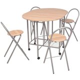 5-Dijelni Blagovaonski Sklopivi Set MDF Cijene