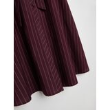 Sinsay Midi košulja haljina s remenom, u vertikalne pruge | shoptok.hr