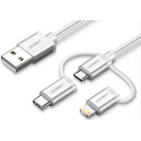 Ugreen kabel micro usb +lightning+type c | Shoptok.si