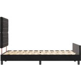 vidaXL Postelja Črna 120x200 cm Žamet | Shoptok.si