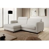 ELTAP Krem sklopiva/s prostorom za odlaganje kutna garnitura od bouclé tkanine (s lijevim kutom/s ležaljkom) Gomsi – | shoptok.hr