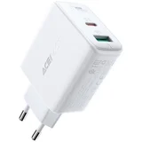 Stenski polnilec A5 PD32W, USB + USB-C (bel), (20633397)