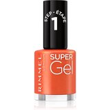 Rimmel London Super Gel STEP1 lak za nokte 12 ml nijansa 096 Heatwave Away Cijene