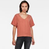 G-star T-shirt - Joosa woven tee wmn s\s orange Cene