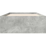  Okvir kreveta s pohranom s policom Betonska siva 80 x 200 cm | shoptok.hr