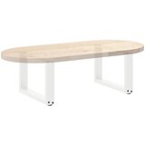  Noge za klub stolić U-oblik 2 kom Bijele 50 x (30-31) cm Čelik | Eponuda.com