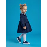 Sinsay Pamučna babydoll haljina s ukrasnim ovratnikom | shoptok.hr