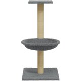  Penjalica za mačke sa stupom za grebanje svjetlosiva 74 cm | shoptok.hr