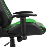 vidaXL Okretna igraća stolica zelena PVC | shoptok.hr