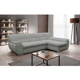 MID.YOU KOTNA SEDEŽNA GARNITURA, gladka tkanina svetlo siva | Shoptok.si