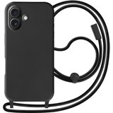 AVIZAR Soft touch Silikonska vrvica Black za iPhone 16 Pro Max, Črna, (5000014796) | Shoptok.si