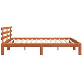  Krevetna konstrukcija Vosak smeđa 203.5 x 205.5 x 69.5 cm | shoptok.hr