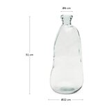 Kave Home Visoka vaza iz recikliranega stekla (višina 51 cm) Brenna – | Shoptok.si