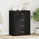 vidaXL Ormarić / Komoda Crni hrast 60 x 39 x 80 cm Konstruirano drvo | shoptok.hr