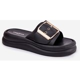 Boto Women's Sandals On Massive Platform With Decorative Buckle Black Zelori | shoptok.hr