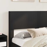  Okvir za krevet s pohranom i uzglavljem Crna 135 x 190 cm - Crna 135 x 190 cm | shoptok.hr
