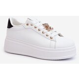 Boto Women's platform sneakers with white embellishments Herbisa | Shoptok.si