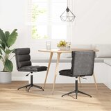vidaXL Blagovaonske stolice od umjetne kože 2 kom crne | shoptok.hr