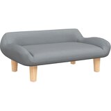  Krevet za pse svjetlosivi 70x40x24 cm od tkanine | shoptok.hr