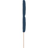  LED glava kreveta Plava 90 cm tkanina | shoptok.hr