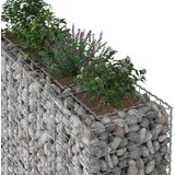  Gabionski uzdignuti krevet 2 pcs Srebrno 170 x 50 x 150 cm | shoptok.hr