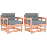 Maison Chic Vrtni stoli - Stol za vrt z blazino 2 kosa trden les douglas JS2552, (21876338) Cene