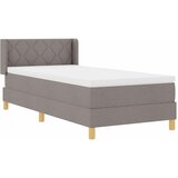  Krevet s opruga kutije Sivo-smeđa 190 x 90 cm Poliester | shoptok.hr