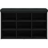  Klupa za cipele crna 82 x 32 x 50 cm od konstruiranog drva | Eponuda.ba