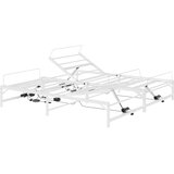  Električni podesivi okvir kreveta Bijela 90 x 213 cm Čelik | shoptok.hr