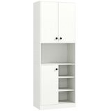 Costway Stoječa kuhinjska omarica Bela omarica 60 cm, (5000329617) Cene