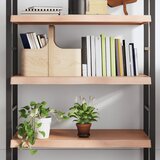  Zidna polica svjetlosmeđa 80x60x(2-6) cm obrađena hrastovina | shoptok.hr