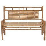  Klupa s jastukom 120 cm od bambusa | shoptok.hr