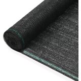 vidaXL Teniška zaščitna mreža HDPE 1x100 m črna Cene