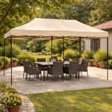 ProGarden gazebo tenda bež - 3 × 3 × 6 m | Eponuda.com