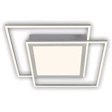BRILO LED plafonjera 2xLED/16W/230V + LED/19W 51,5x51,5 cm matni hrom Cene