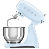 Smeg SMF05PBEU Kuhinjski robot s plavom pastelnom bojom u retro stilu 50-ih, W, 1000 4,8 L posuda za miješanje i pribor | shoptok.hr