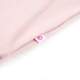  Dječja topla majica svjetloružičasta 128 | shoptok.hr